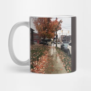 Rainy Autumn Day in Columbus, Ohio Mug